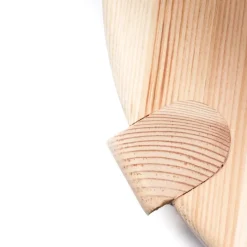 Mesa de centro D108 Ragnesminde, Ø48 cm, Pino sin tratar