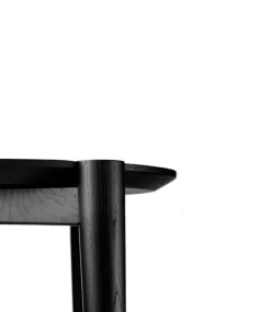 Mesa de centro D102 Søs Ø85 cm, Oak black painted