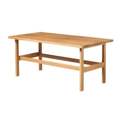 Mesa de centro D33 60x120 cm, Roble macizo aceitado