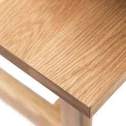 Mesa de centro D33 60x120 cm, Roble macizo aceitado