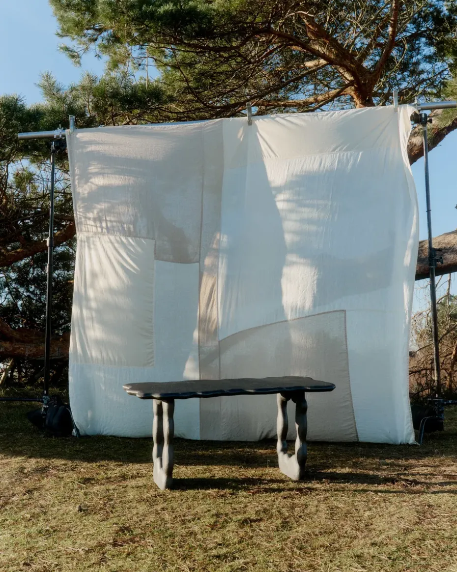 Mesa de centro Dal Piece 100x50x47 cm, Aluminio negro