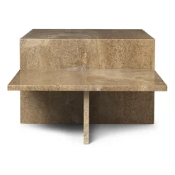 Mesa de centro Distinct, Dark Brown Travertine