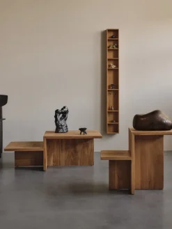 Mesa de centro Distinct, Natural oak