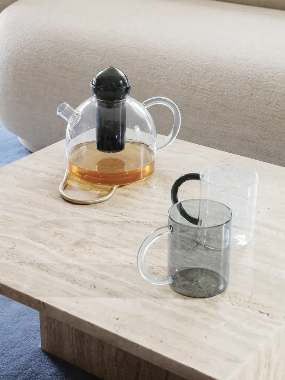 Mesa de centro Distinct, Travertin