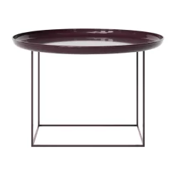 Mesa de centro Duke medium, Lacquered maroon