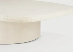 Mesa de centro Elements, Off white, 134x96 cm