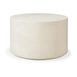 Mesa de centro Elements, Off white, Ø60 cm