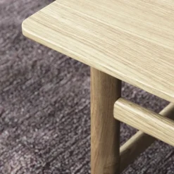 Mesa de centro Grow, Roble lacado transparente, large