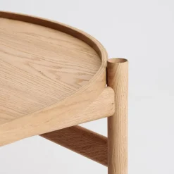 Mesa de centro HB Ø100 cm, Roble aceitado