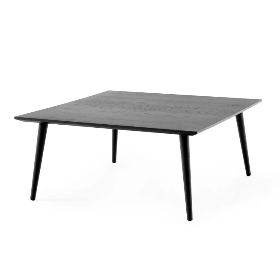Mesa de centro In Between SK24 90 x 90 cm, Roble lacado negro