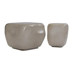 Mesa de centro Ishi mini, Smoked desert