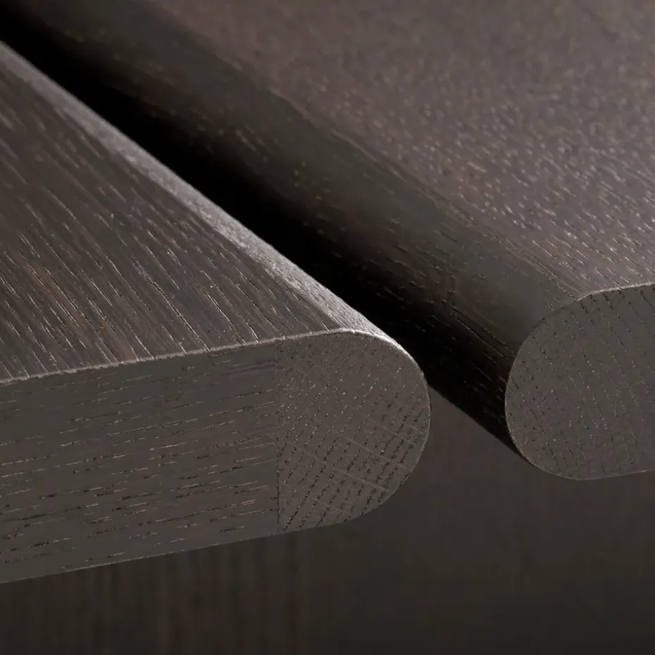 Mesa de centro Ita OS4 110x110 cm, Dark stained oak