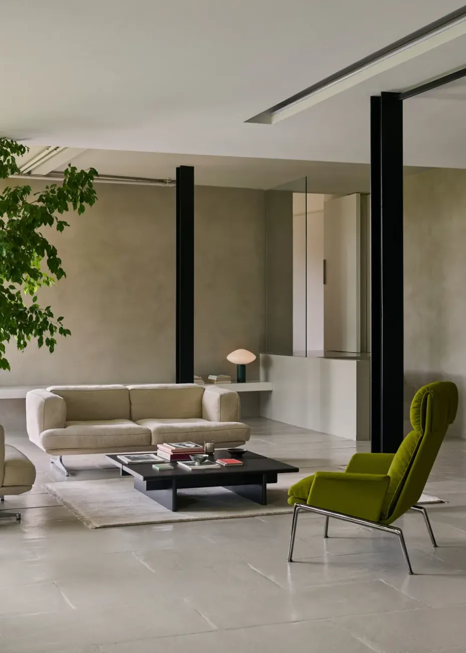 Mesa de centro Ita OS4 110x110 cm, Dark stained oak