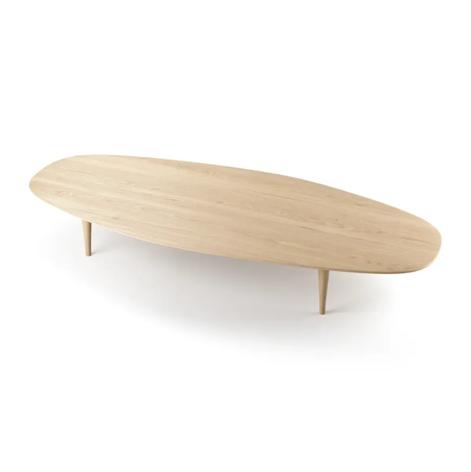 Mesa de centro Jari 80x180 cm, Roble aceitado