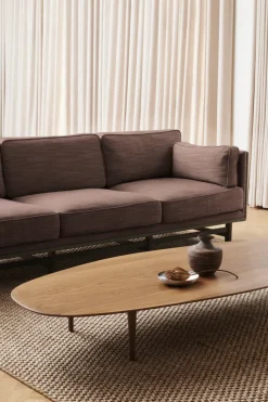 Mesa de centro Jari 80x180 cm, Roble aceitado ahumado