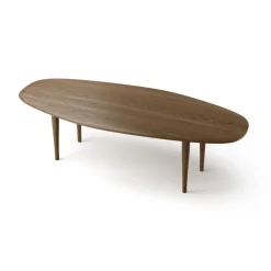 Mesa de centro Jari 58x130 cm, Roble aceitado ahumado