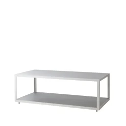 Mesa de centro Level cerámica 62x122 cm, Light grey-white