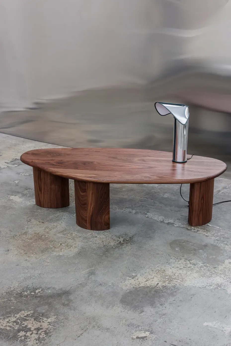 Mesa de centro Lowe, Nogal dark brown