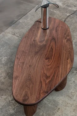 Mesa de centro Lowe, Nogal dark brown