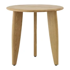 Mesa de centro Lyckeby Ø45x44 cm, Naturlackad ek