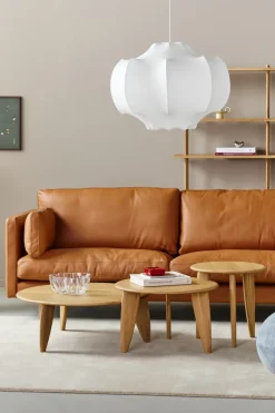 Mesa de centro Lyckeby Ø45x44 cm, Naturlackad ek