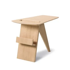 Mesa de centro Magazine, Roble lacado