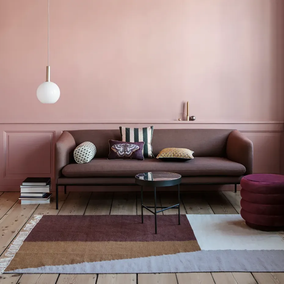 Mesa de centro Marble Table, Mármol negro, medium, base negra