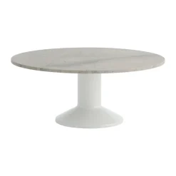 Mesa de centro Midst, Grey marble-grey, Ø90 cm