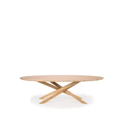 Mesa de centro Mikado ovalada, Oak wax oil oval