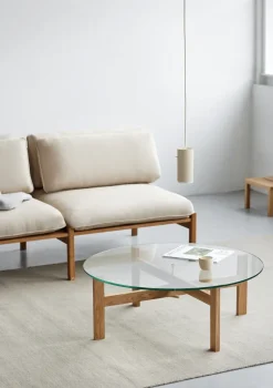 Mesa de centro Moebe Round Ø88 cm, Roble