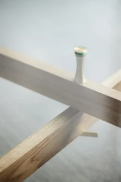 Mesa de centro Moebe Round Ø88 cm, Roble