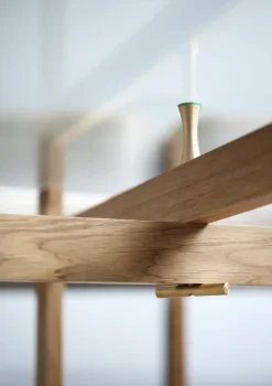 Mesa de centro Moebe Round Ø88 cm, Roble