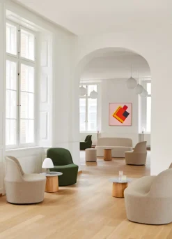 Mesa de centro Niveau Ø61 cm, Tundra Grey-ash tratado con aceite