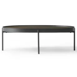 Mesa de centro NoNo L 59,5 x 96,5 cm, Negro-marrón