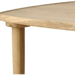 Mesa de centro Nyhem 59x59x47 cm, Naturlackad ek