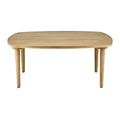 Mesa de centro Nyhem 89x59x37 cm, Naturlackad ek