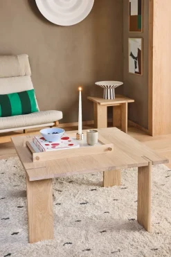 Mesa de centro OY Square 40x75x75 cm, Nature