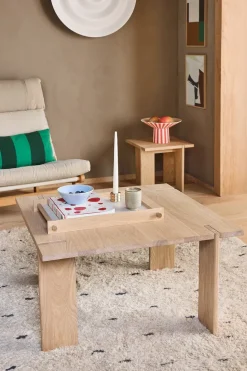 Mesa de centro OY Square 40x75x75 cm, Nature