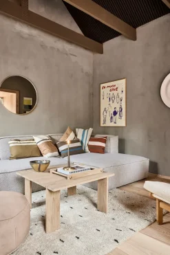 Mesa de centro OY Square 40x75x75 cm, Nature