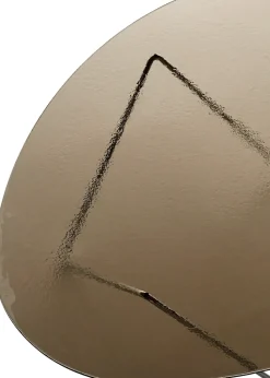 Mesa de centro Pedrera, Cromo–vidrio estructurado bronce