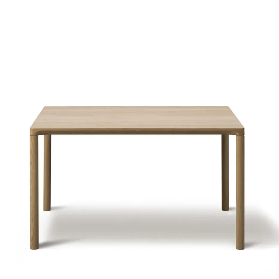 Mesa de centro Piloti 6720, Roble claro aceitado - altura 41 cm