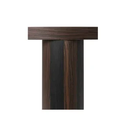 Mesa de centro Post, Oak smoked, large, lines