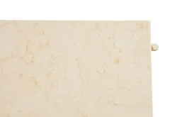 Mesa de centro Rebar 80x84x33 cm, Beige marble-alabaster