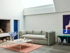 Mesa de centro Rebar 100x104x33 cm, Beige marble-alabaster