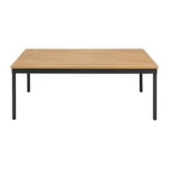 Mesa de centro Reno, Negro, 110×70 cm