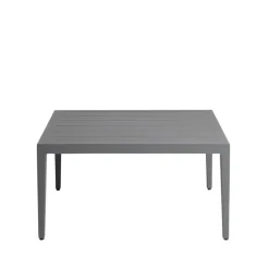 Mesa de centro Santander 78x78x40 cm, Gris aluminio