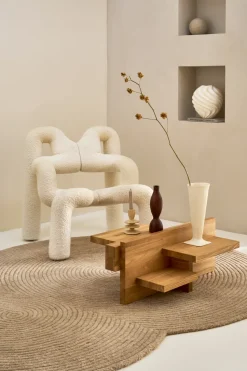 Mesa de centro Sienna 30 cm, Roble