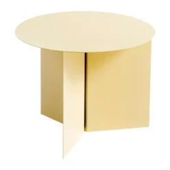 Mesa de centro Slit Ø45 cm, Light yellow