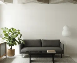 Mesa de centro Solid Table 130x38,5x40 cm, Black