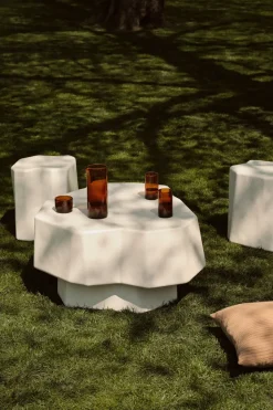 Mesa de centro Staffa de 163,5x82,4 cm, Ivory